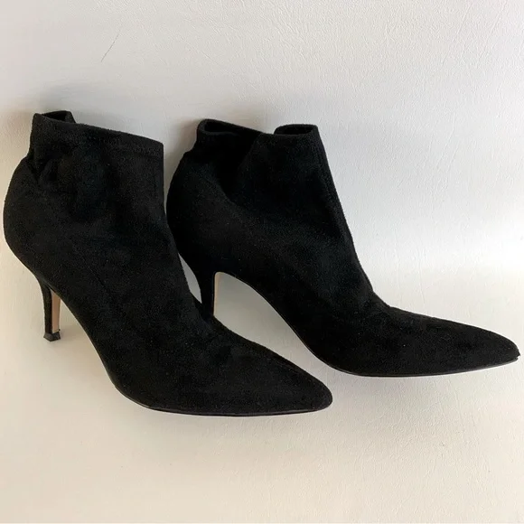 Nine West Shoes Nine West Black Suede Ankle Boots Booties